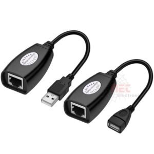 USB Rj45 Extension Adapter Up to 150ft/45m Length