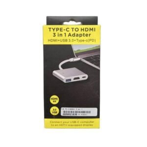 TYPE-C TO HDTV 3 IN 1 ADAPTER HDMI 4K USB 3.0 TYPE-C (PD)