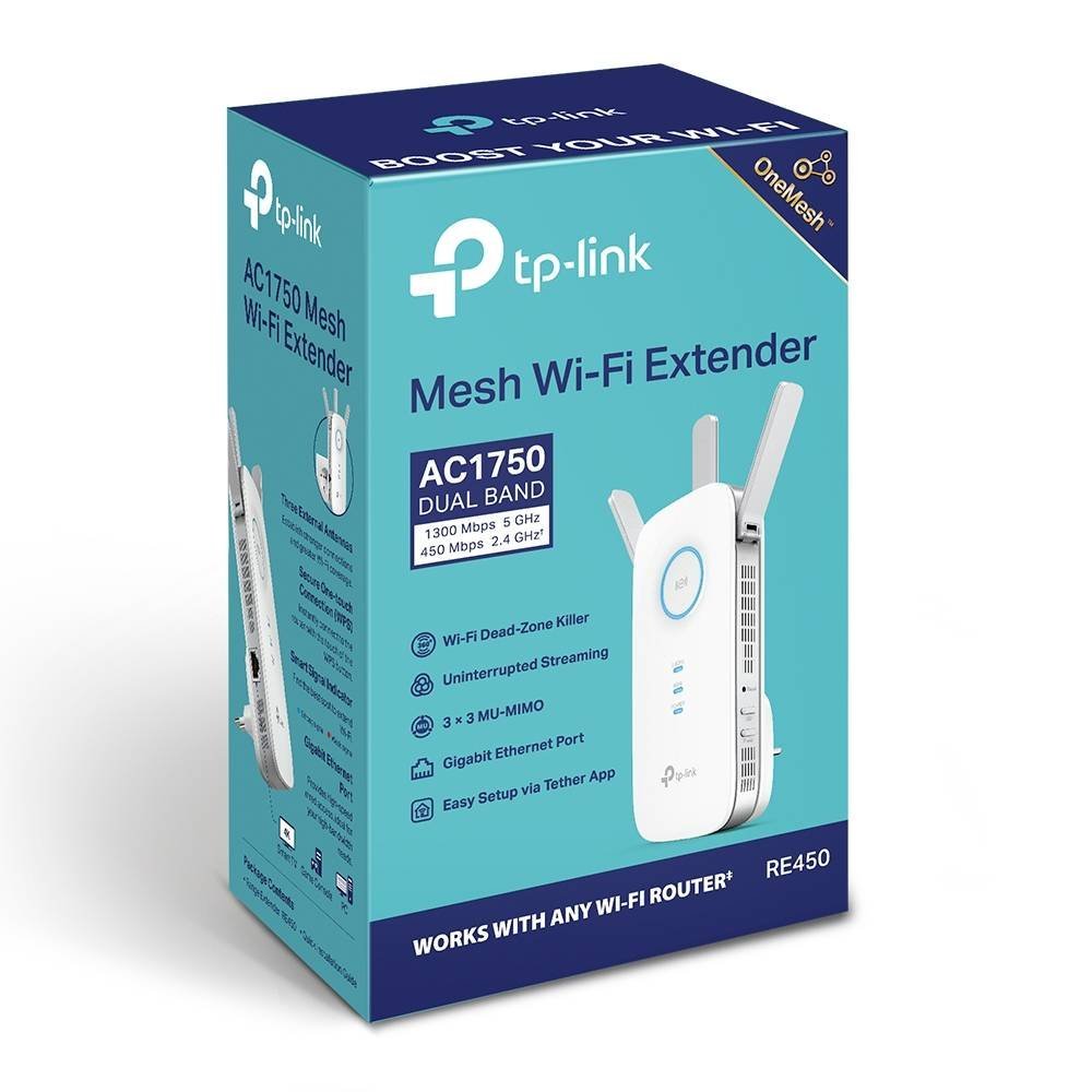 TP-LINK ATP-LINK AC1750 Wi-Fi Range Extender (RE450)C1750 Wi-Fi Range Extender (RE450)