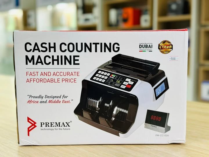 Premax TFT Display Cash Counting Machine with UV + MG + MT + IR + DD Detection, PM-CC100A